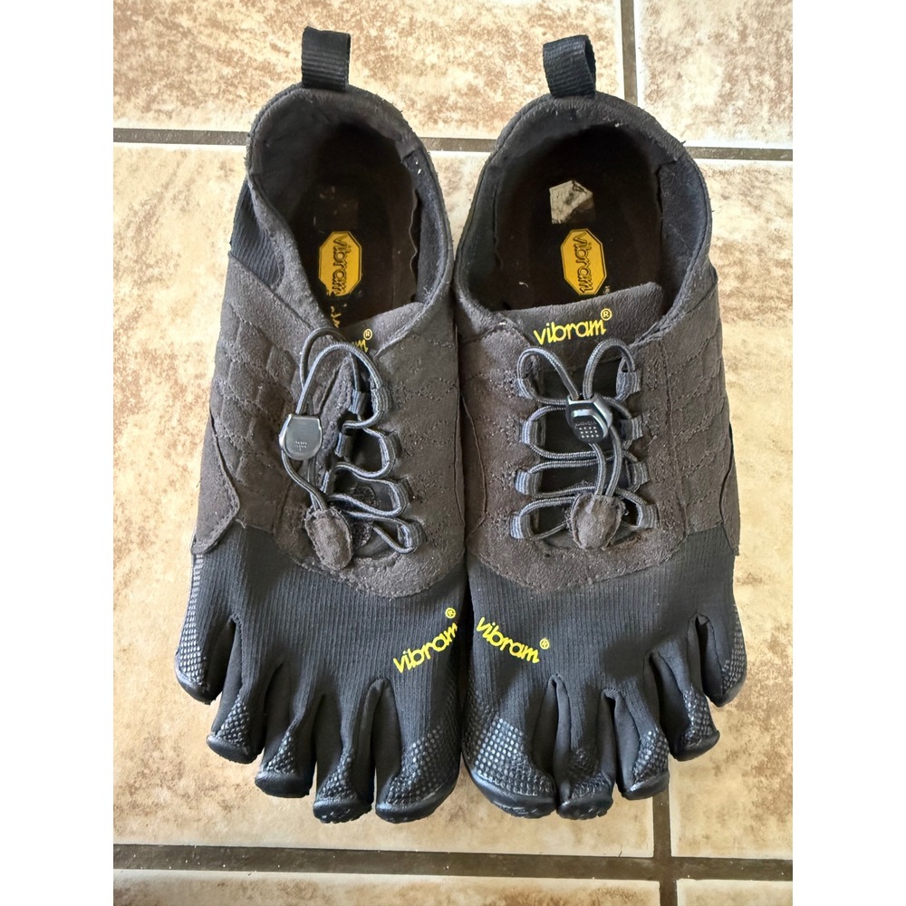 Vibram FiveFingers V-Trail 2.0 Mens Black Trail Running Shoes 15M4701 Size 41 - Picture 6 of 6